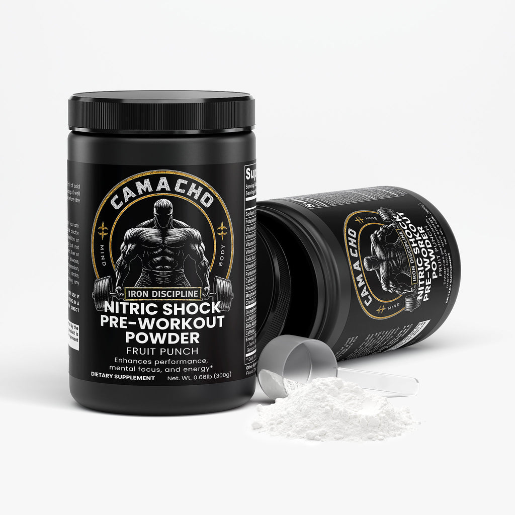 Camacho Iron Discipline, Nitric Shock Pre-Workout Powder (Fruit Punch)