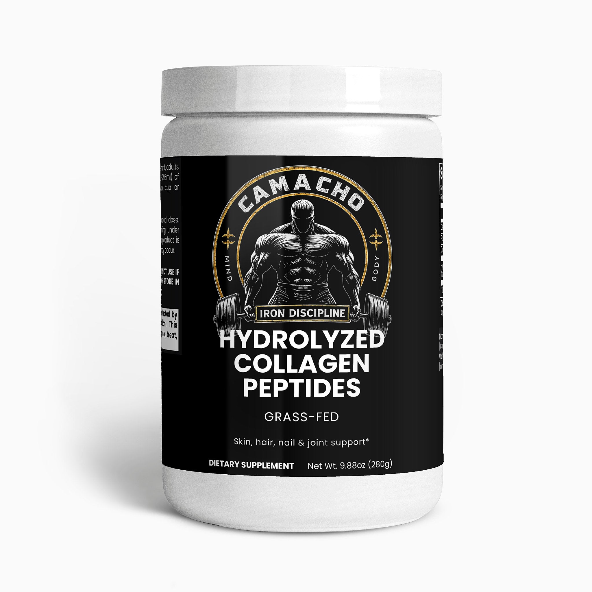 Camacho Iron Discipline, Grass-Fed Hydrolyzed Collagen Peptides
