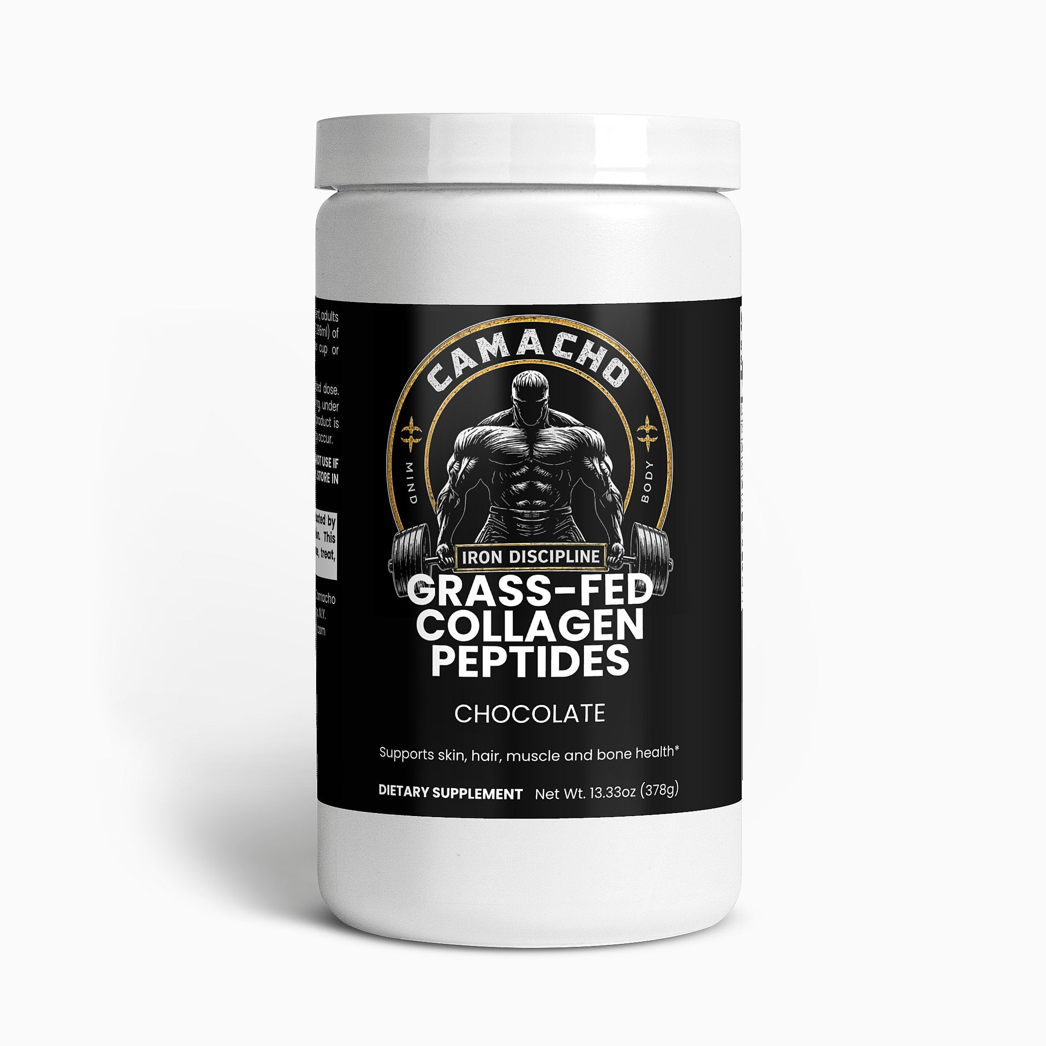 Camacho Iron Discipline, Grass-Fed Collagen Peptides Powder (Chocolate)
