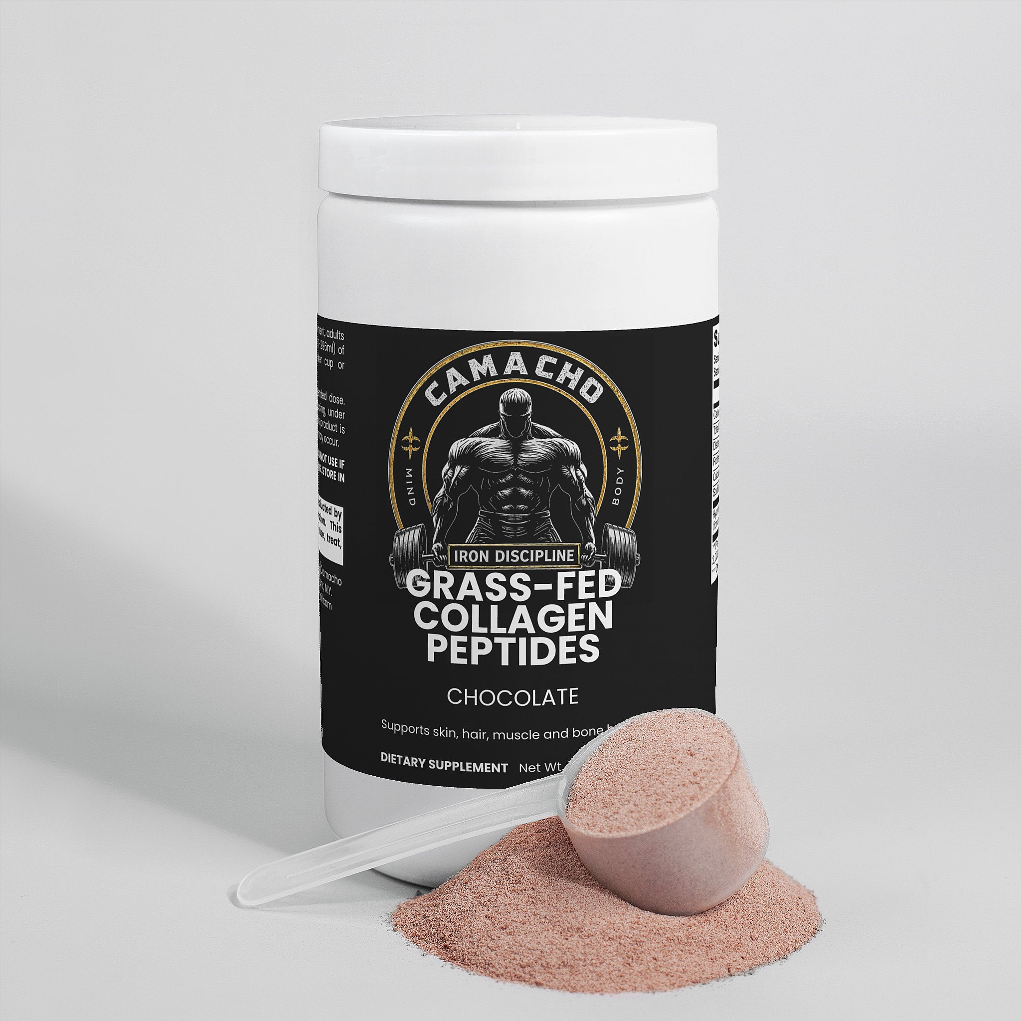 Camacho Iron Discipline, Grass-Fed Collagen Peptides Powder (Chocolate)