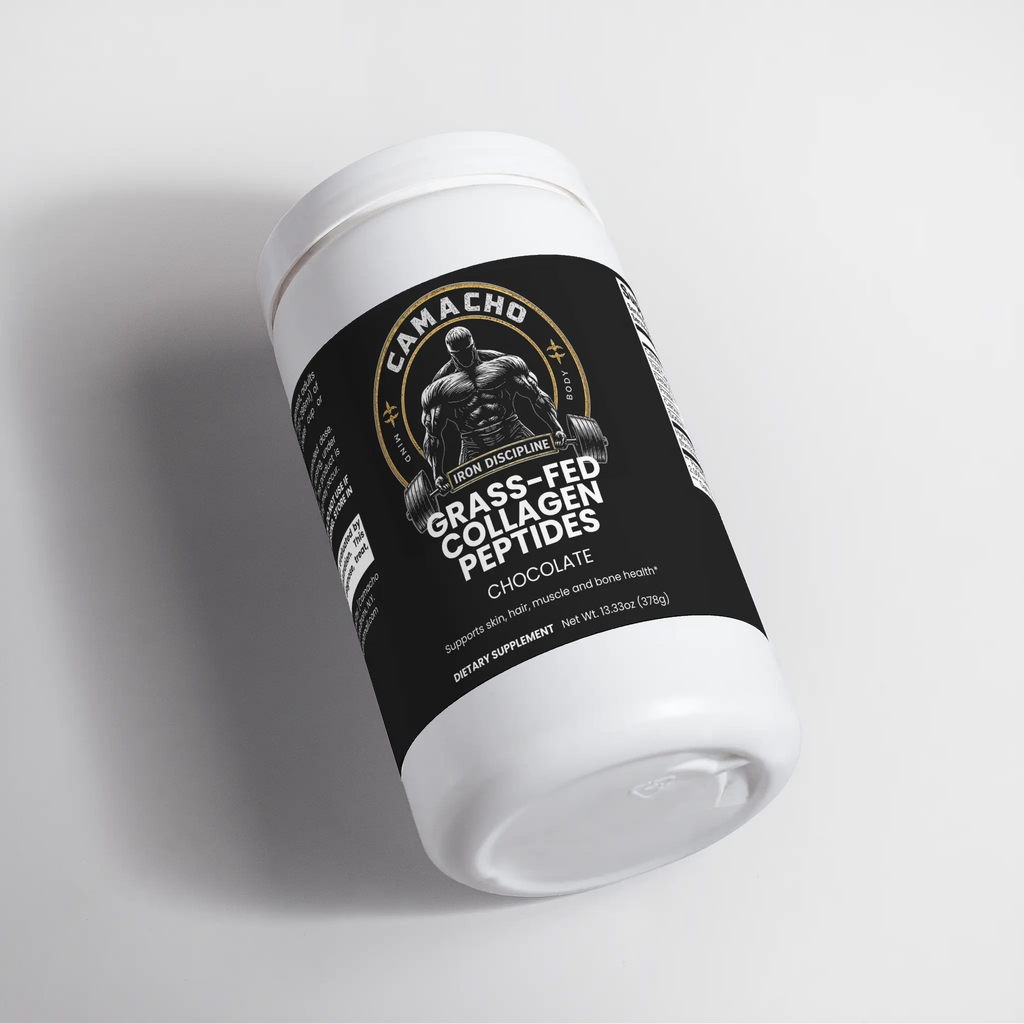 Camacho Iron Discipline, Grass-Fed Collagen Peptides Powder (Chocolate) Camacho Iron Discipline