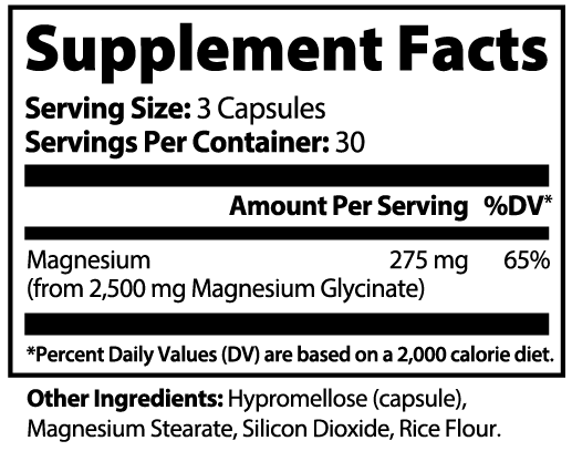 Camacho Iron Discipline, Magnesium Glycinate