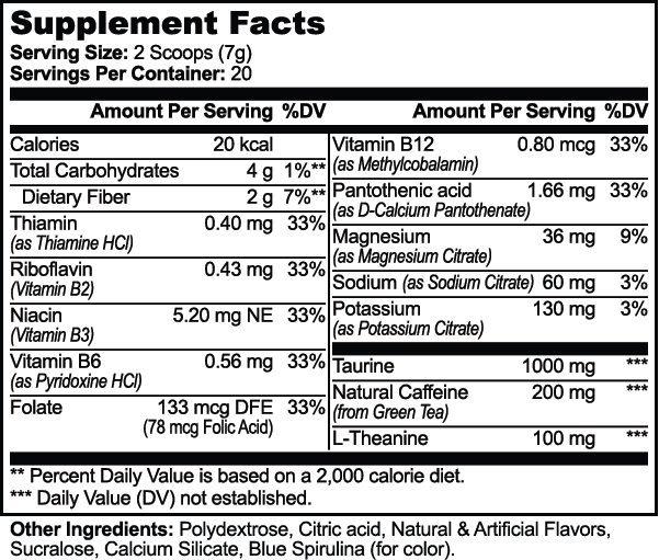 Camacho Iron Discipline, Energy Powder (Cotton Candy)